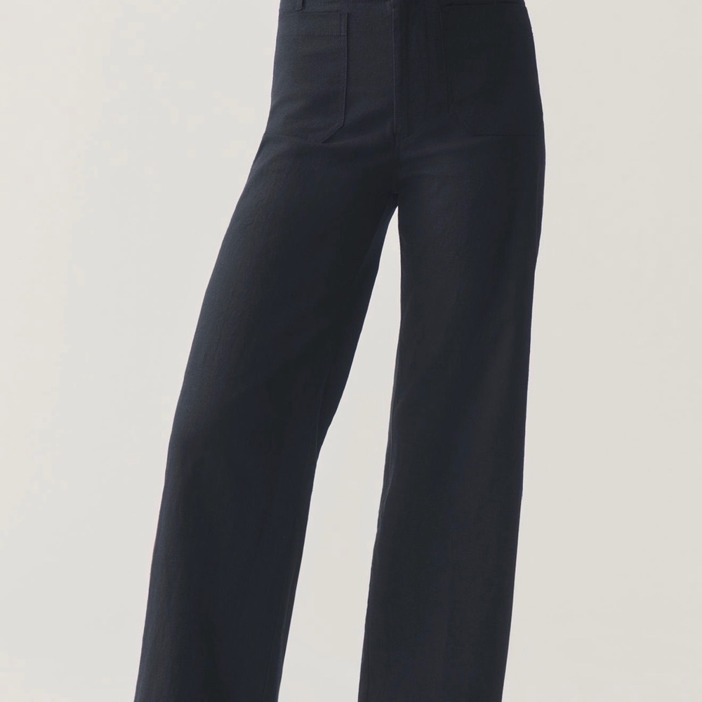 Black Wide-Leg Trousers